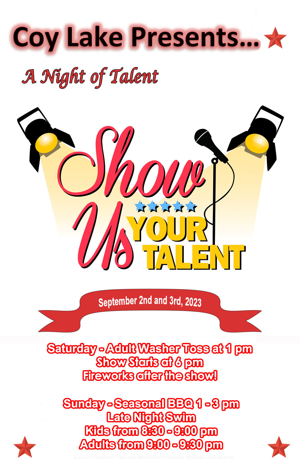 Coy Lake Talent Show